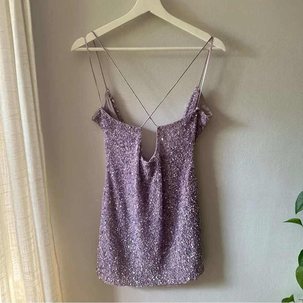Retrofête Mich Sequin Mini Dress - Picture 5 of 13